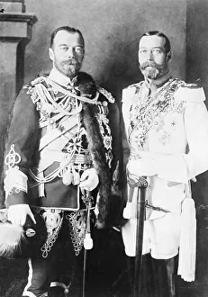 Czar Nicholas II and King George V