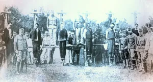 Czechoslovakia Prints: Six Czech And Bosnian Being Executed