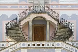 Czech Republic, Prague, Cesky Krumlov Castle, stairway