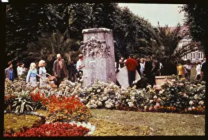 Karlovy Vary Prints: Czech Students Knocking Over Statue