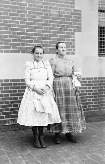 Czechoslovakia Prints: Two Czechoslovakians At Ellis Island