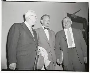 Andrew Cordier Prints: Dag Hammarskjold Standing with Friends