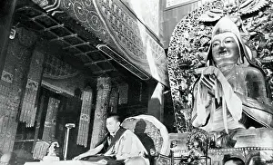 Dalai Lama Lecturing on Buddhism