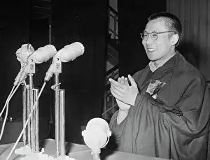 Lhasa Prints: Dalai Lama Makes a Speech