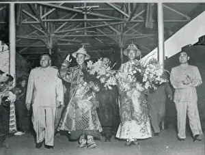 14th Dalai Lama Prints: Dalai Lama of Tibet Arriving in Peiping, China