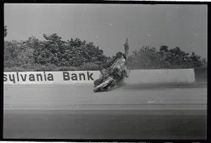 Nascar Prints: Dale Earnhardt in Tumbling Accident
