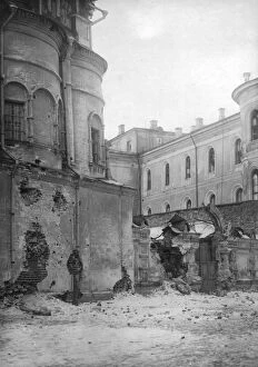 Russian Revolution (1917-1922) Collection: Damaged Church