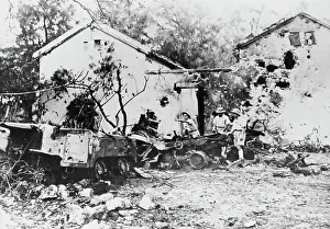 Huty32801 Prints: Damaged Houses In Dakar, 1943