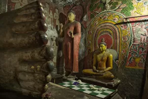 Images Dated 25th September 2016: Dambulla Cave temple (also known as the Golden Temple of Dambulla) is a world heritage site (1991)