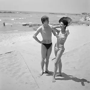 Russian Prints: Dame Margot Fonteyn and Rudolf Nureyev at a Beach