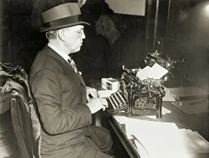 Dress Shirt Prints: Damon Runyon Typing