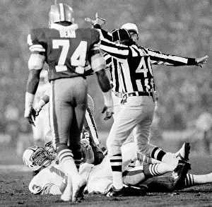Dan Marino Sacked Game Action - Super Bowl XIX