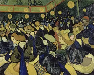 The Dance Hall in Arles, 1888. Found in the collection of the Musée d'Orsay, Paris