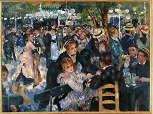 Oil Painting Prints: Dance at the Moulin de la Galette