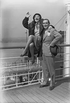Dance Professionals on Ship Deck