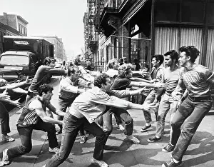 Delivery Truck Prints: Dance Scene From West Side Story