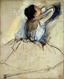 Degas Prints: Dancer, c1874. Artist: Edgar Degas