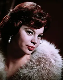 Fur Collar Prints: Dancer Juliet Prowse