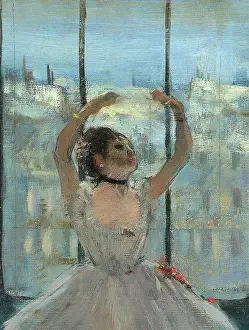 Oil Painting Prints: Dancer at the Photographers Studio