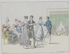 Period Prints: Dancers and Attendees at Private Ball