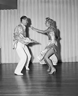 Ballroom Dancer Prints: Dancers Doing the Cha-Cha-Cha