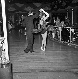 Concert Hall Prints: Dancers Doing the Lindy Hop at Roseland