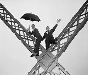Dancers Harold and Fayard Nicholas on the Eiffel Tower