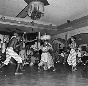 Maracas Prints: Dancers In Jamaica