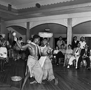 Maracas Prints: Dancers In Jamaica