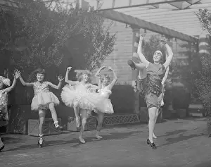 Dancers Kicking Legs