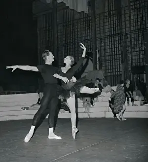 Dancers Practicing Ballet Moves