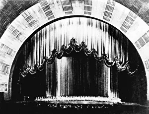 Prints of A line of more than 50 dancers on stage at Radio City Music Hall, 1260 Avenue of the Americas, New York, New York, 1930s. (Photo by Frederic Lewis/Getty Images) Where New York’s brightest moments take center stage: Dancers On Stage At Radio City Music Hall