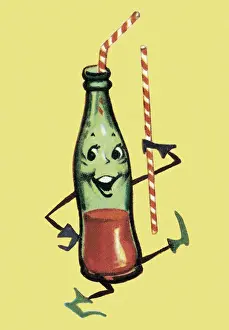 Thirsty Prints: Dancing Pop Bottle