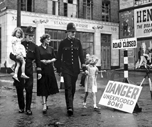 Danger, Unexploded Bombb