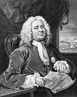 Images Dated 25th August 2016: Daniel Lock, architect, by William Hogarth
