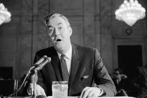 Senate Wing Prints: Daniel Moynihan Speaking at Senate Hearings