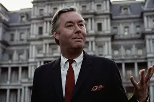 Daniel P. Moynihan Gesturing with His Hand