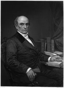 Speaker Prints: Daniel Webster Seated In Chair