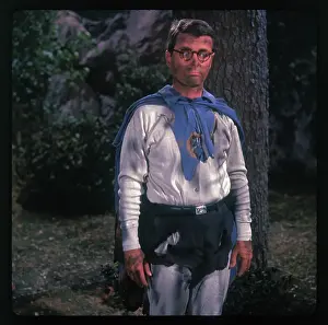 Burbank Prints: Bill Daniels Wearing His Costume in Captain Nice