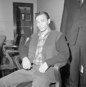 Suspect Prints: Danny Escobedo Seated in Police Station