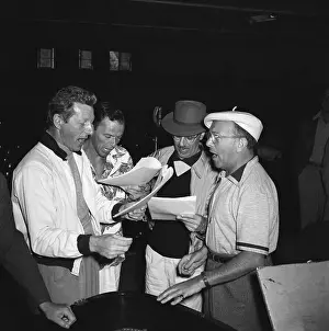 Sheet Music Prints: Danny Kaye, Frank Sinatra, Groucho Marx and George Burns Singing