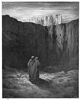 Images Dated 15th August 2016: Dante Divine Coemdy Purgatory 1870