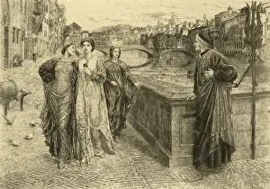 DANTE: THE FIRST MEETING OF DANTE AND BEATRICE (XXXL with lots of details)