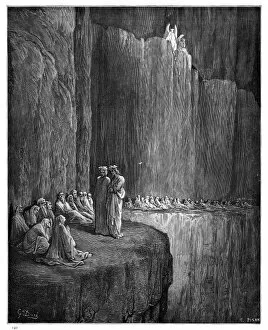 Images Dated 15th August 2016: Dante Purgatory Sapia 1870
