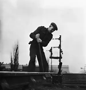 Diry 16009 Prints: Darlington Rail Worker