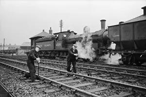 Diry 16009 Prints: Darlington Rail Worker