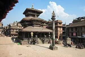 Images Dated 9th April 2014: The Dattatreya Temple in Bhaktapur, Nepal
