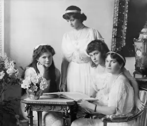 Pre Teen Girl Prints: Daughters of Russian Czar Nikolai II