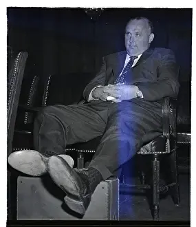 Racketeering Prints: Dave Beck Jr. with Feet on Briefcase