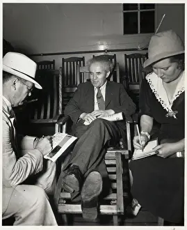 Interview Prints: David Ben Gurion Back from Geneva Palestine Conference